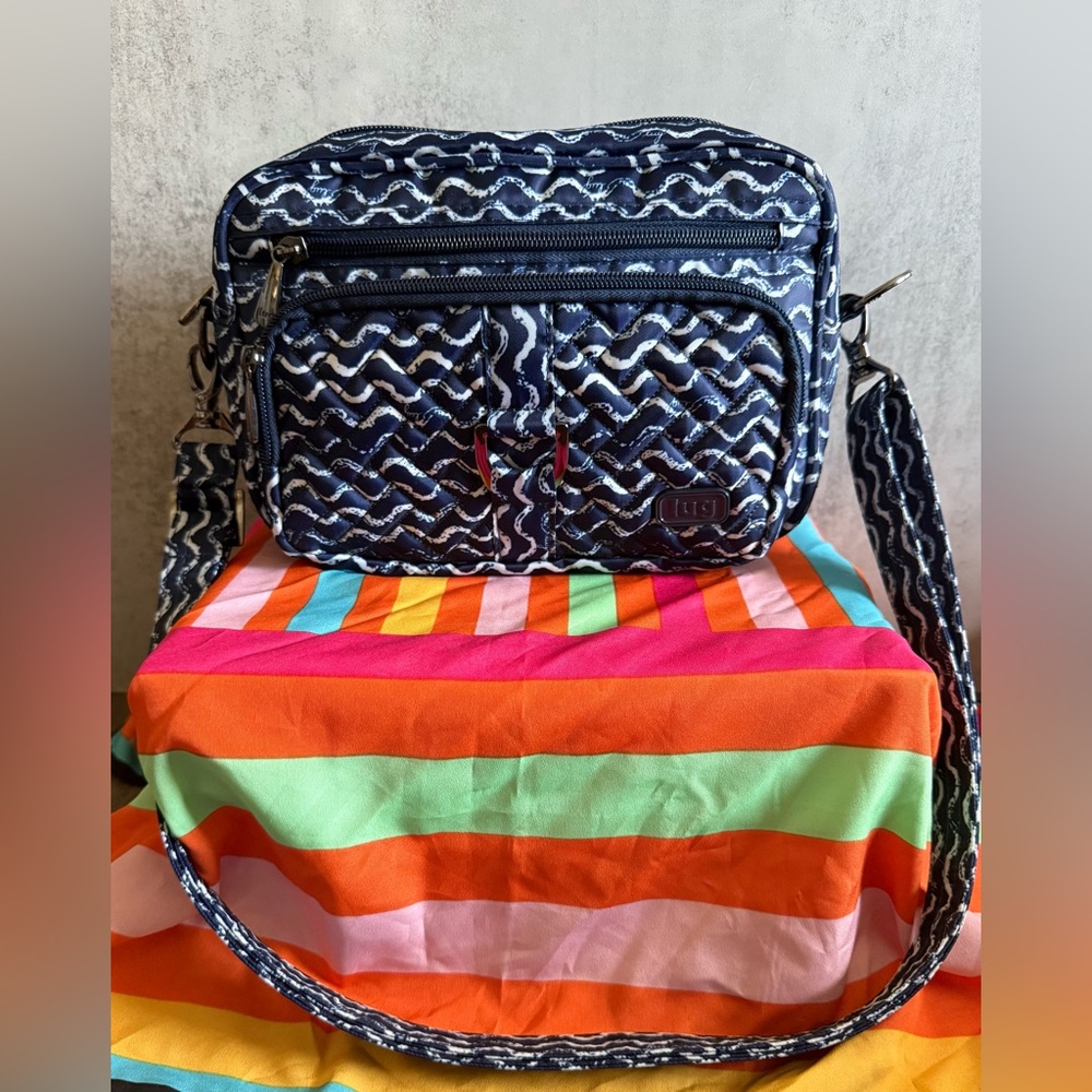 LUG Carousel Quilted Crossbody Bag